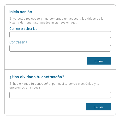 Imagen y enlace al  formulario para  inicio de sesión