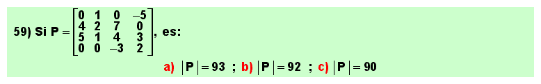 59 Determinante de una matriz cuadrada de orden 4