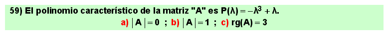 59
Álgebra de lo Lineal: autovalores, autovectores, diagonalización de matrices cuadradas.