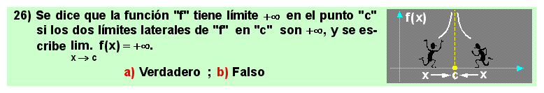 26 Límite infinito de una función en un punto. Cálculo Diferencial, Matemáticas, Universidad, Bachillerato