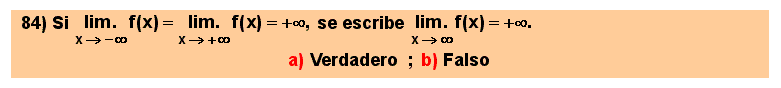 84 Limite más finito de una función en el infinito