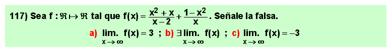 117 Test sobre el límite en el infinito de una suma o diferencia de cocientes de polinomios, Matemáticas, Cálculo Diferencial, Universidad, Bachillerato 