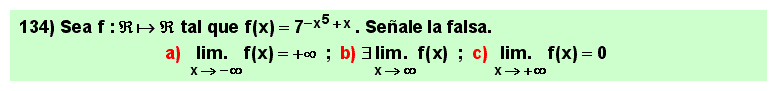 134 Test sobre el límite en el infinito del función exponencial cuyo exponete es un cociente de polinomios, Matemáticas, Cálculo Diferencial, Universidad, Bachillerato 