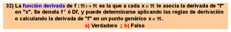 32 Función derivada de una función, Matemáticas, Cálculo Diferencial, Bachillerato, Universidad 