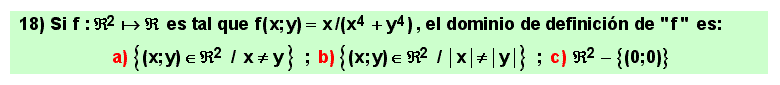 18 Ejemplo de dominio de definición de un cociente de polinomios