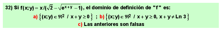 32 Ejemplo de dominio de definición de una función o campo escalar, Matemáticas, Cálculo Diferencial de varias variables, Universidad