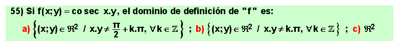 55 Ejemplo de dominio de definición de una función o campo escalar