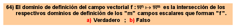 64 Dominio de definición de una función vectorial o campo vectorial