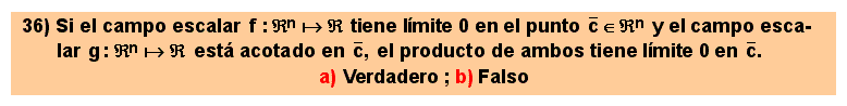 36 Límite del producto de una función que tiene limite cero en un punto por otra que está acotada en dicho punto