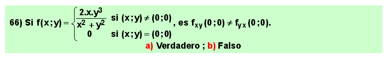 66 El orden de derivación influye en la derivada, derivadas cruzadas distintas