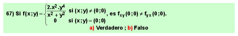67 El orden de derivación no influye en la derivada, derivadas cruzadas iguales