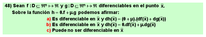 48 Diferencial total de una combinación lineal de campos escalares
