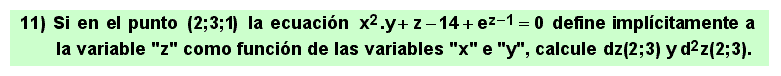 11 Diferenciales totales primera y segunda de una función definida implícitamente mediante una ecuación