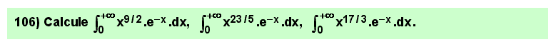 106 Problemas resueltos sobre la integral gamma (integral euleriana de segunda especie)