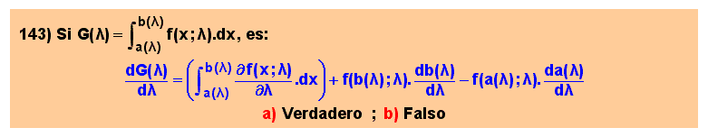 143 Derivación de integrales paramétricas