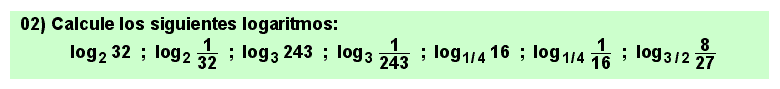 02 Cálculo de logaritmos