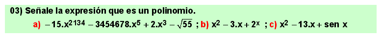 03 Ejemplos de polinomios