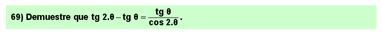 69 Razones trigonométricas del ángulo doble. Ejercicio 2