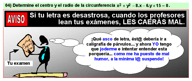 04 Determinación del centro y el radio de una circunferencia