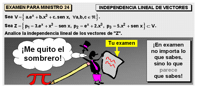 24 INDEPENDENCIA LINEAL