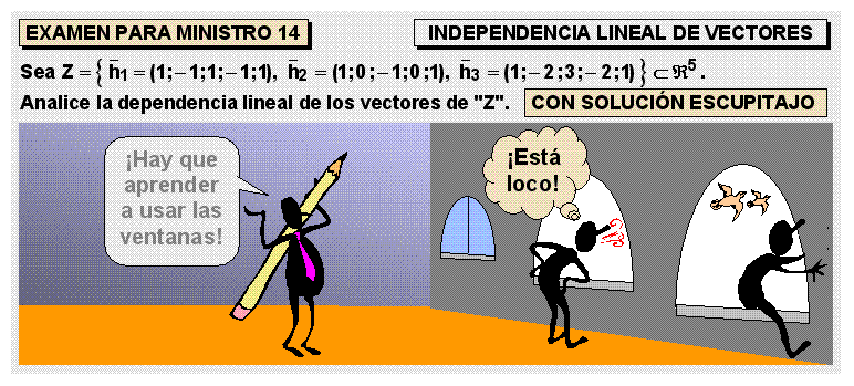 14 INDEPENDENCIA LINEAL