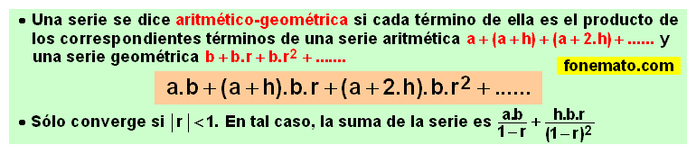06 Series aritmético-geométricas