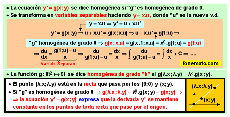 07 Ecuación homogénea de primer orden