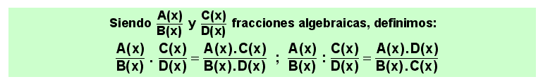 11 Multiplicación y división de fracciones algebraicas
