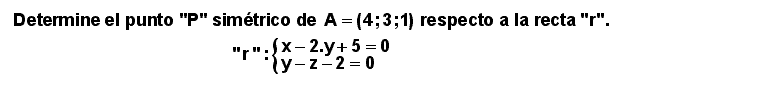29.05 Simétrico de un punto respecto de una recta