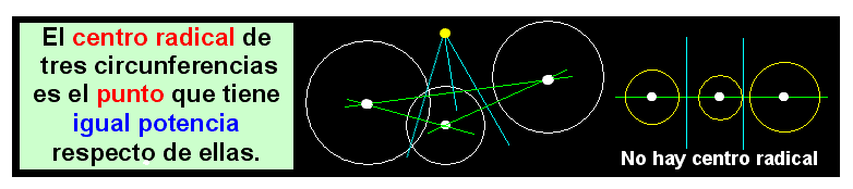 07 Centro radical de tres circunferencias